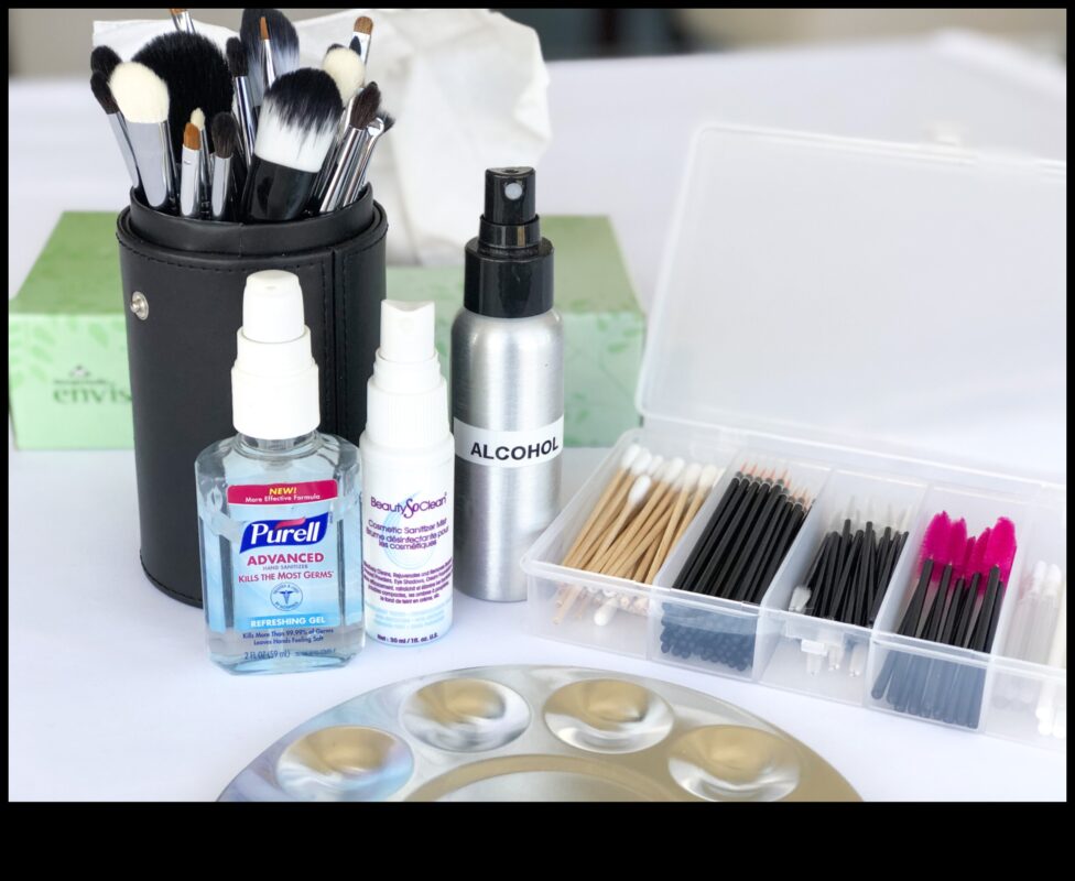 تعقيم أدوات المكياج: التأكد من أن أدواتك آمنة وصحية