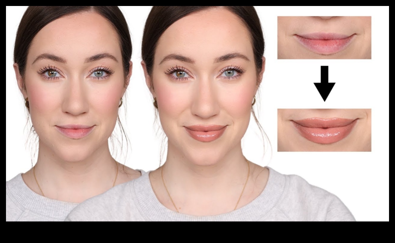 ملمع الشفاه للشفاه المغطاة: تقنيات لإبراز شكل الشفاه الفريد